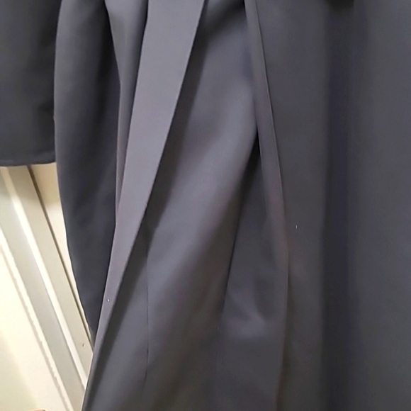 LONDON FOG VINTAGE GRAY TRENCH COAT DOUBLE BREASTED SIZE 10 PET - Picture 5 of 16